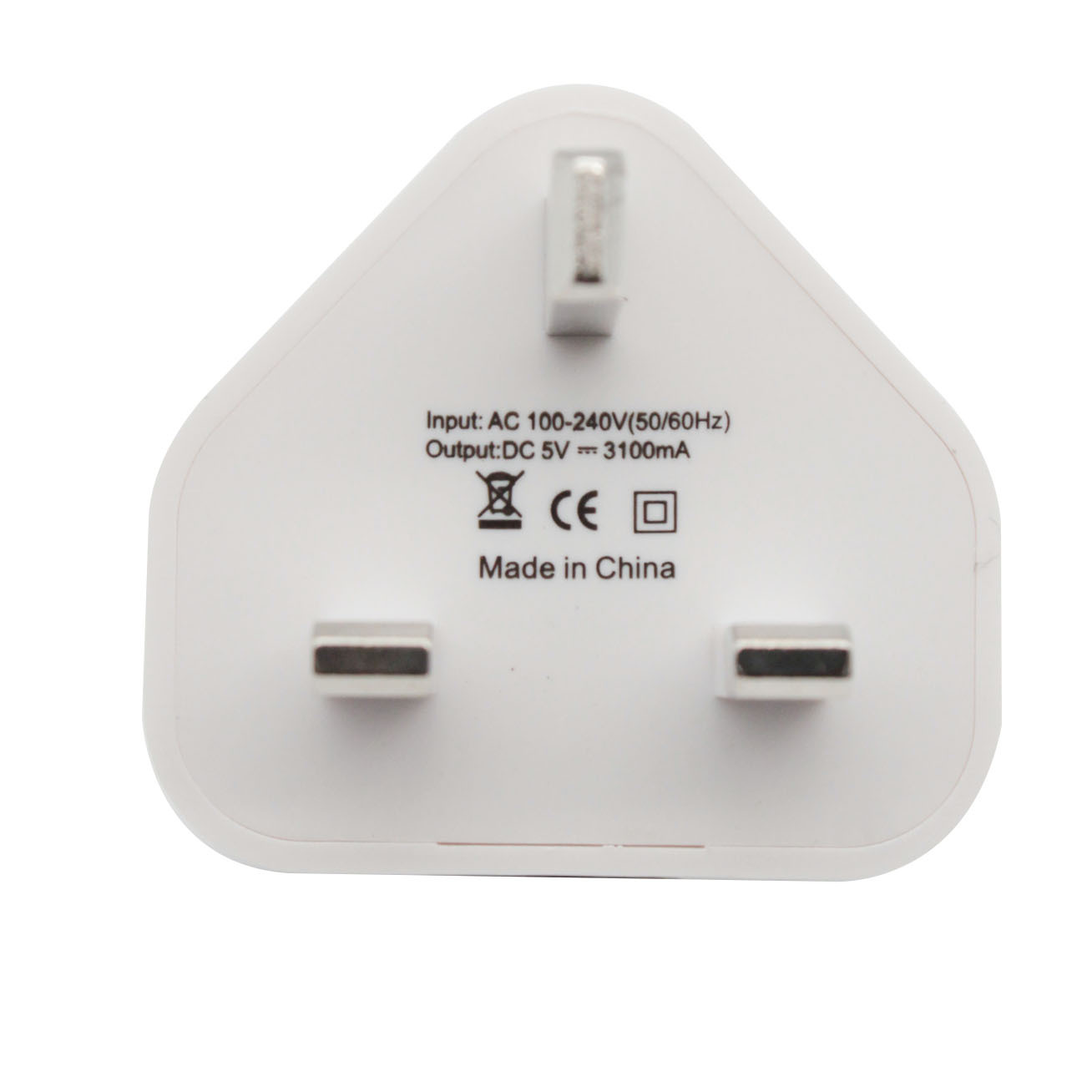 Triple USB Plug for UK Socket