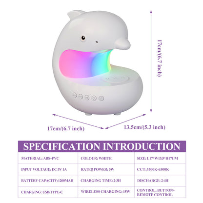 Dolphin Wireless Charging Lamp