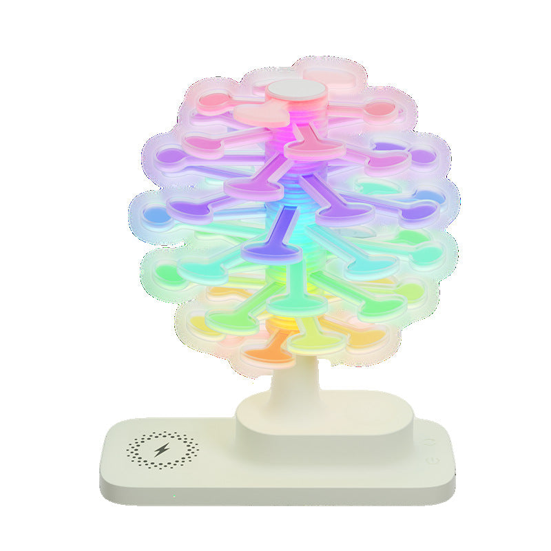 Wireless LED Dual Charging Table Lamp